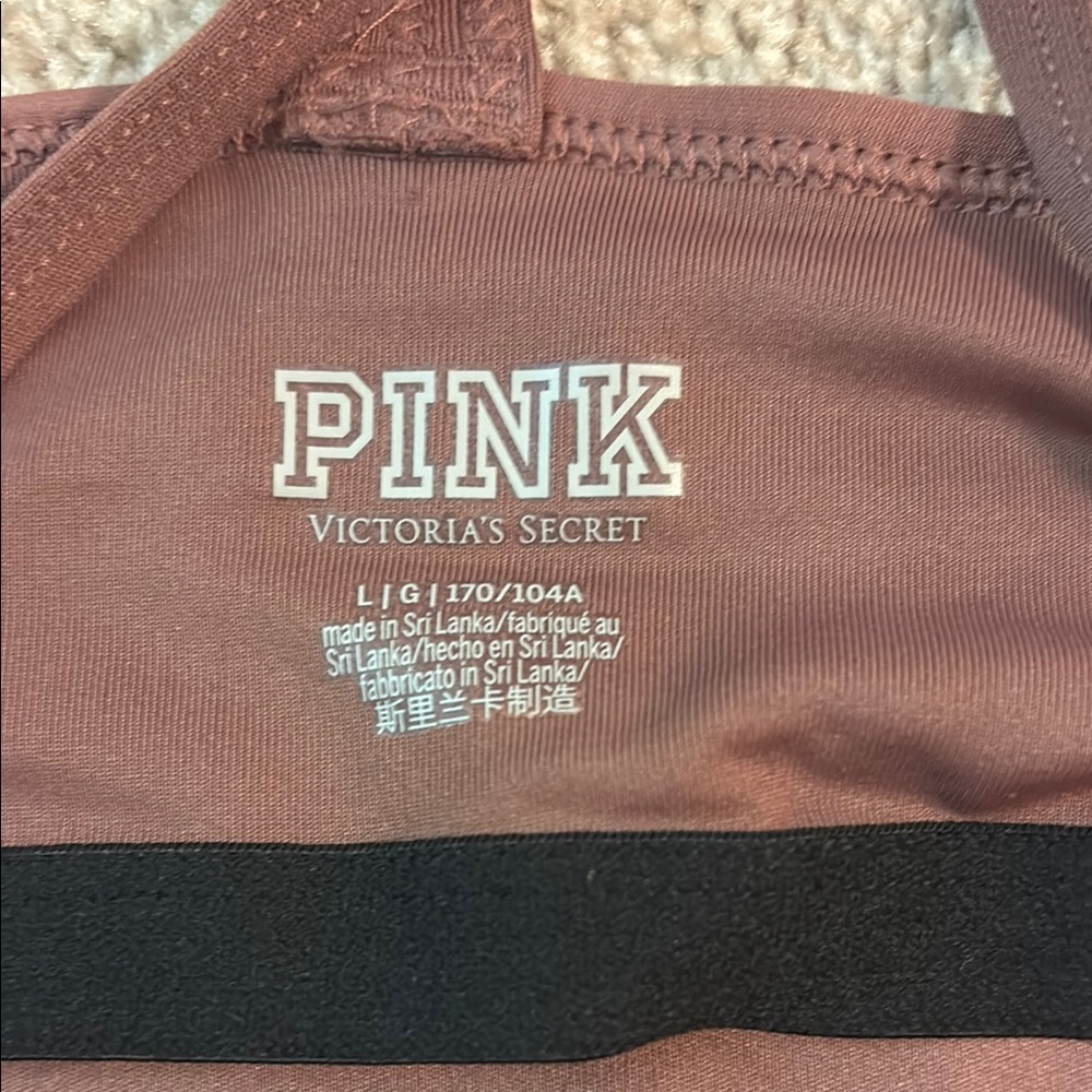 Mauve Women's Athletic Tank Top - Picture 2 of 4